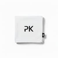 serviette Serviette sport microfibre Dry-Tech PrimeKick coloris blanc pliée de façon compacte.