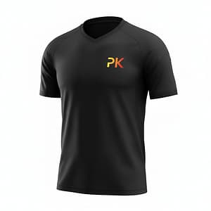 tshirt_noir Maillot d'entraînement de foot Aero-Knit noir avec zones de ventilation.