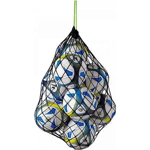 Filet à ballons Erima en nylon robuste pour transport de 12 ballons.