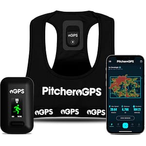 gps_1 Pack tracker GPS de football Pitchero avec gilet de performance et application mobile.