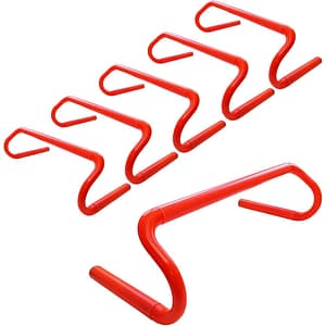 haies Lot de 6 haies de vitesse réglables et détachables pour entraînement de football.