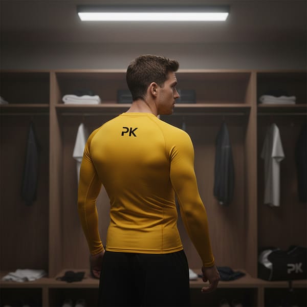 mockup_thermique_jaune Sous-maillot thermique Frost-Shield