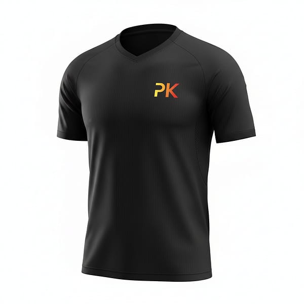 tshirt_noir Maillot d'entraînement de foot Aero-Knit noir avec zones de ventilation.